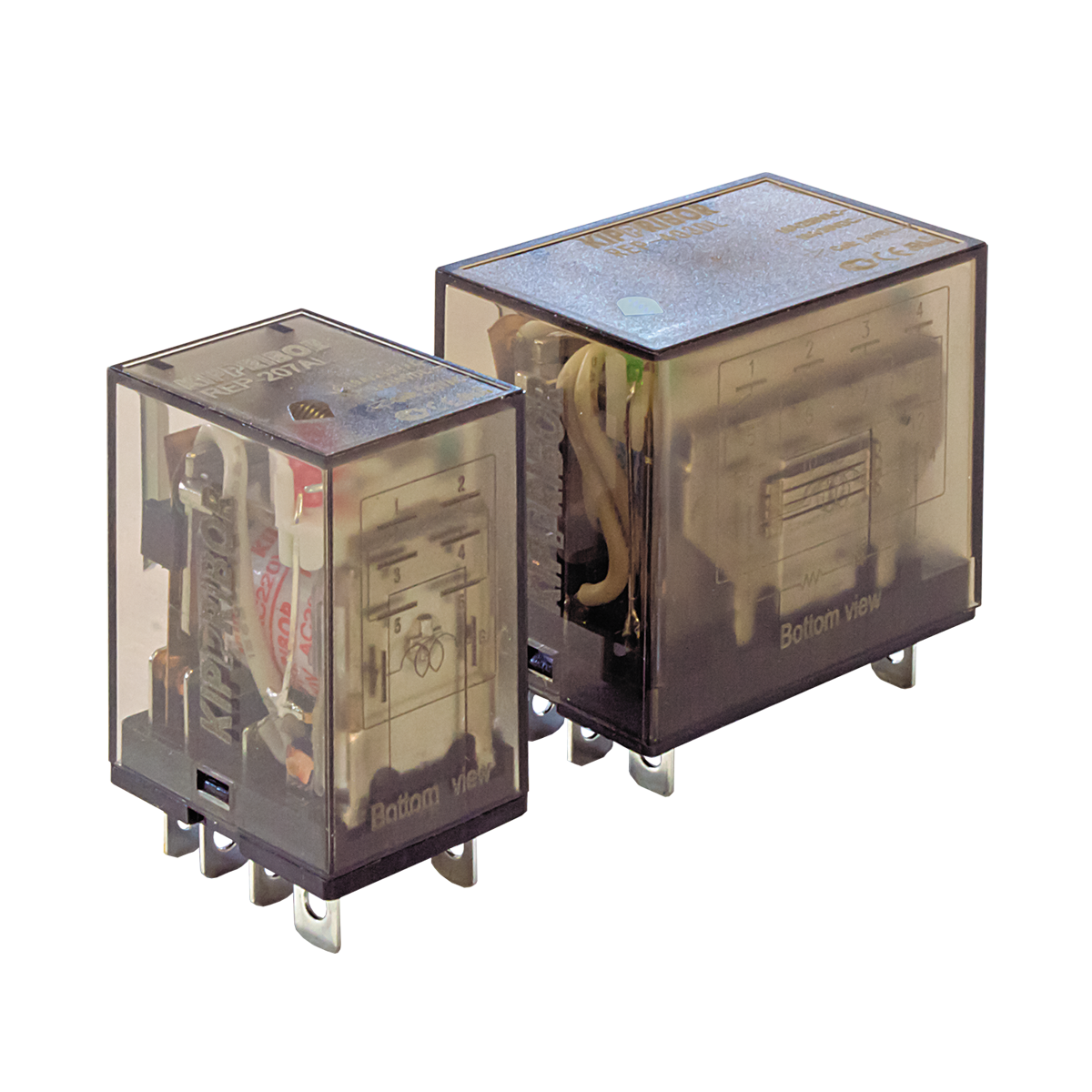 Промежуточные реле KIPPRIBOR серии REP силовые (2- и 4-контактные)