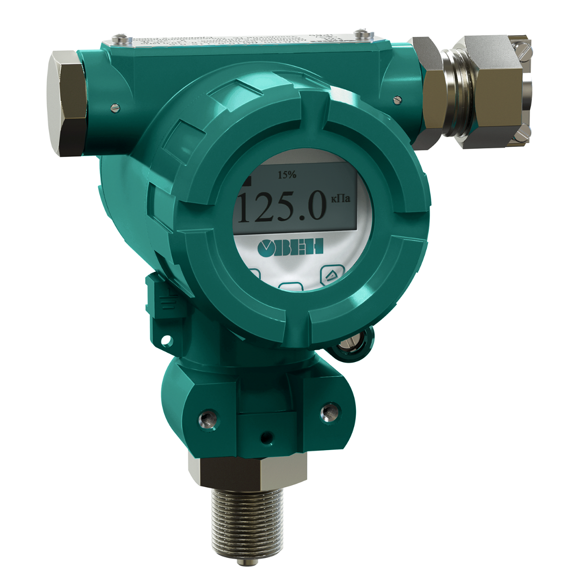 ПД100И модели 1х5-2 Датчик давления с ЖК-индикацией и перенастройкой