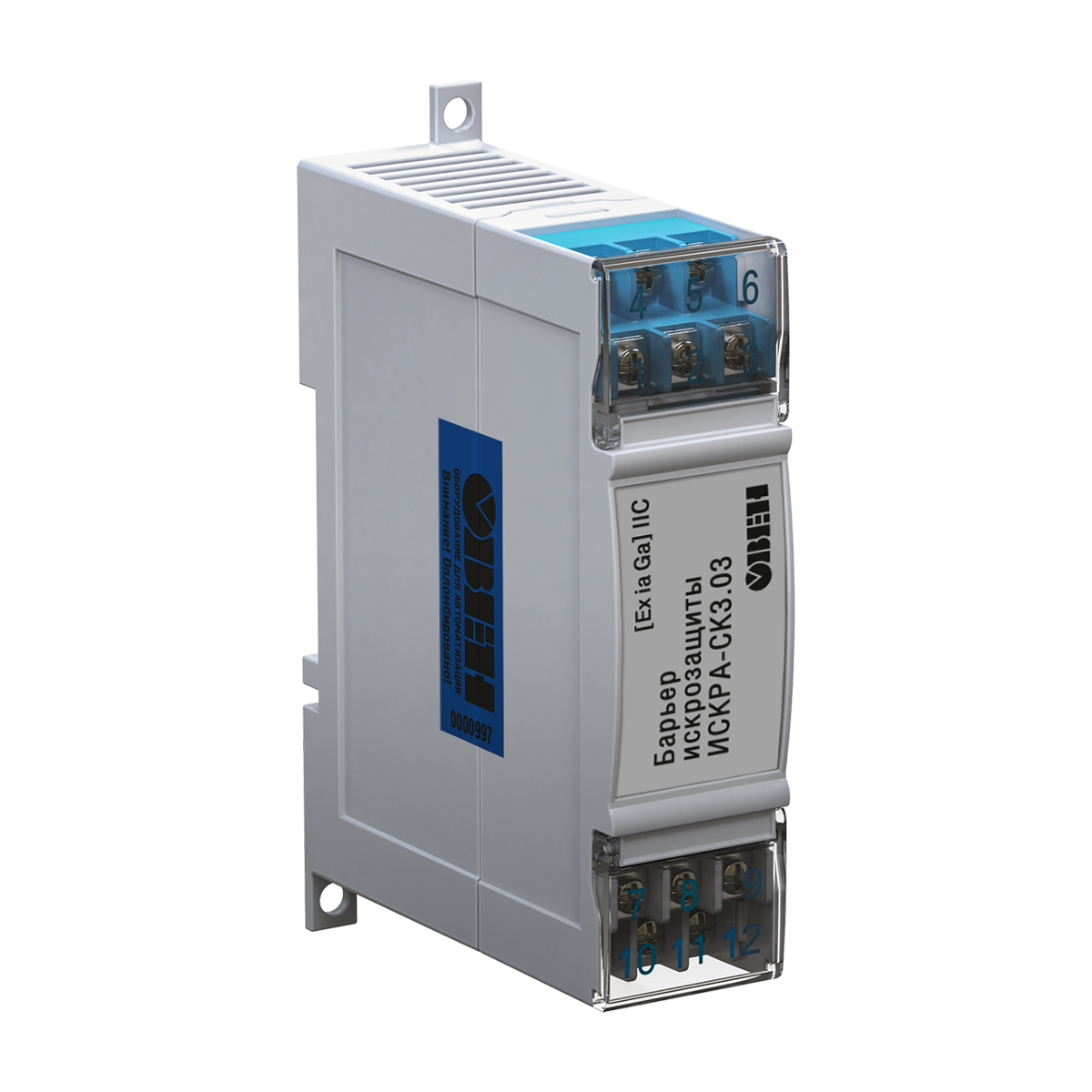 ИСКРА пассивный барьер искрозащиты Ex ia Ga IIC