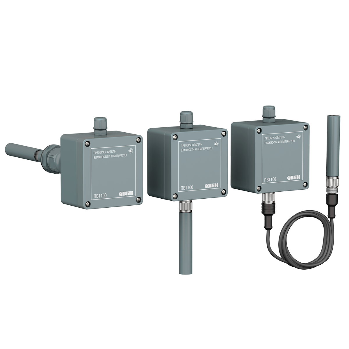 ПВТ100 промышленный датчик (преобразователь) влажности и температуры воздуха