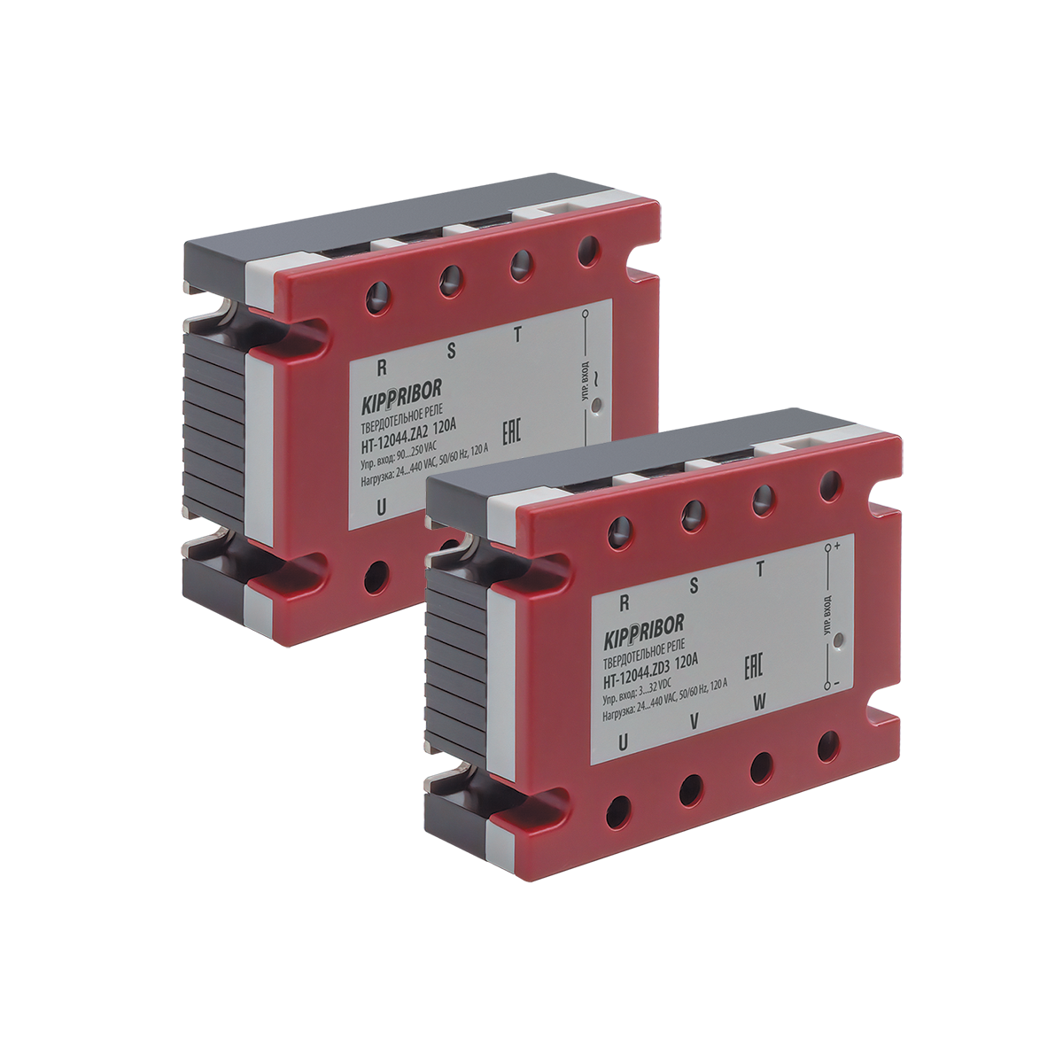 HT-xx44.ZD3 [M02] и HT-xx44.ZA2 [M02] трехфазные твердотельные реле для коммутации резистивной нагрузки