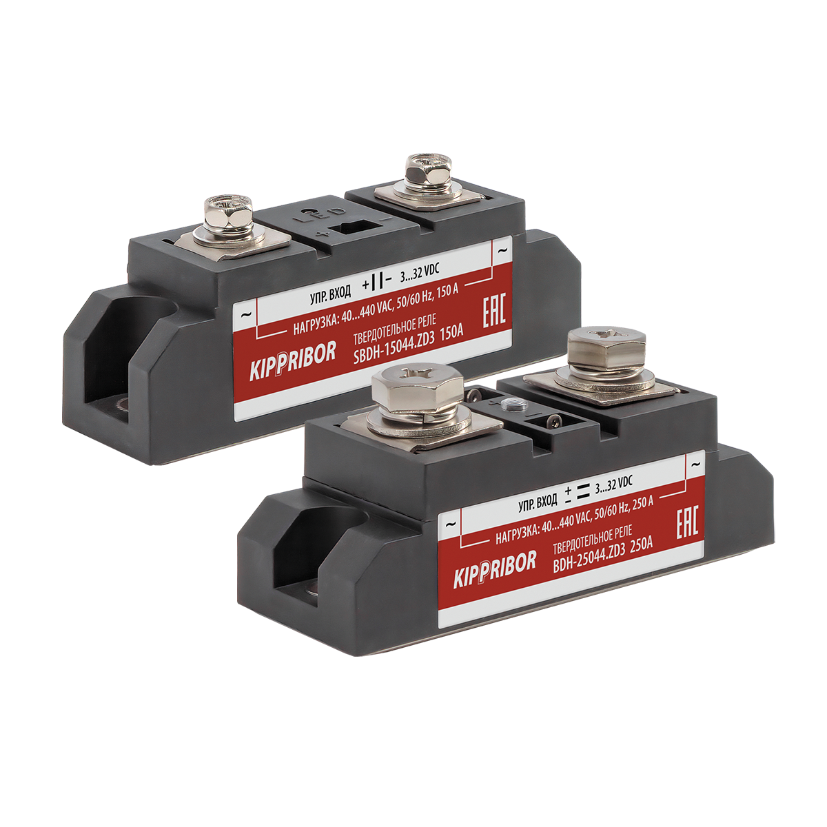 BDH-xx44.ZD3 и SBDH-xx44.ZD3 твердотельные реле для коммутации мощной нагрузки в корпусе промышленного стандарта
