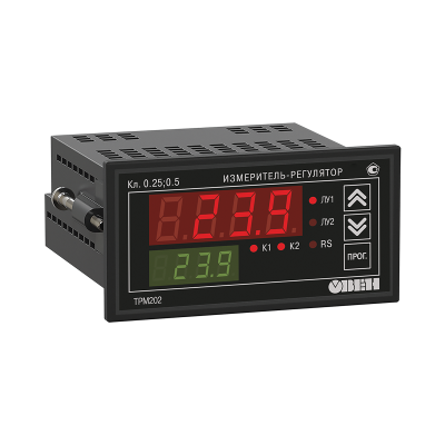 ТРМ202 двухканальный регулятор с универсальным входом и RS-485