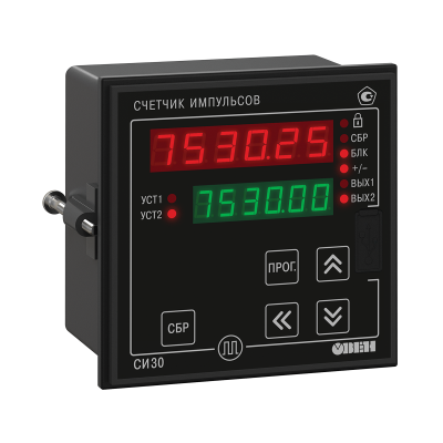 СИ30 счетчик импульсов с поддержкой энкодеров и RS-485