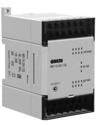Модули аналогового ввода сигналов тензодатчиков (с интерфейсом RS-485) МВ110